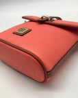 Dooney & Bourke Coral Pebbled Leather Toggle Crossbody
