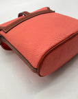 Dooney & Bourke Coral Pebbled Leather Toggle Crossbody