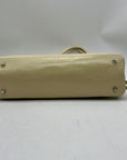 Staud Maude Beige Leather Shoulder Bag