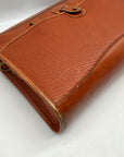 Dooney & Bourke British Tan Pebbled Grain Leather Vintage All Weather Crossbody Bag