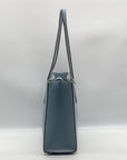 Coach Light Blue Leather Nina Tote Bag CR096