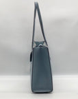 Coach Light Blue Leather Nina Tote Bag CR096