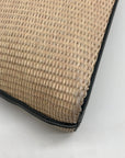 Nanette Lepore Black & Neutral Thea Straw Dome Crossbody & Wallet