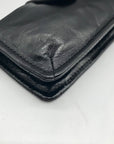 Hobo Black Patent Leather Galaxy Wristlet