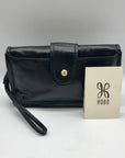Hobo Black Patent Leather Galaxy Wristlet