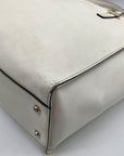 Kate Spade White Saffiano Leather Large Cedar Street Hayden Convertible Satchel
