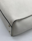 Kate Spade White Saffiano Leather Large Cedar Street Hayden Convertible Satchel