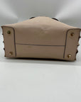 Michael Kors Beige Pebbled Leather Mercer Tote