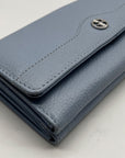 Giani Bernini Chambray Pebble Leather Receipt Wallet