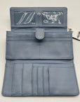 Giani Bernini Chambray Pebble Leather Receipt Wallet