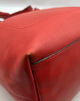 Coach Red Leather Vintage Legacy Duffle Bag 19889