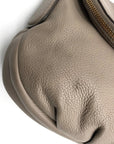 Marc Jacobs Gray Leather Classic Q Natasha Crossbody Bag