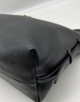 Giani Bernini Black Pebble Soft Medium Shoulder Bag
