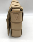 Bottega Veneta Neutral Leather Padded Cassette Crossbody Bag