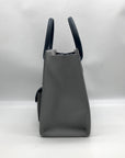 Like Dreams Navy Veda Two-Tone Buckle Medium Satchel Bag