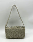 On 34th Silver Beaded Tote Bag
