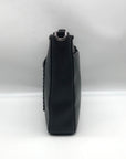 Michael Kors Dark Gray Leather Gloria Crossbody