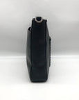 Michael Kors Dark Gray Leather Gloria Crossbody