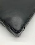 Michael Kors Dark Gray Leather Gloria Crossbody