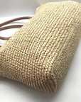 Aqua Extra Large Woven Tote