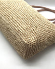 Aqua Extra Large Woven Tote
