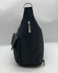 Baggallini Black Nylon Everywhere Crossbody Bag