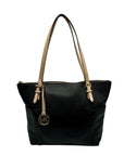 Michael Kors Black Leather Jet Set Shoulder Bag