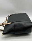 Michael Kors Black Leather Jet Set Shoulder Bag