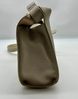 MMS Beige Leather Crossbody Bag