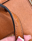 Dooney And Burke Brown Saffiano Leather Tote