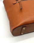 Dooney And Burke Brown Saffiano Leather Tote