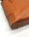 Dooney And Burke Brown Saffiano Leather Tote