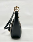 Michael Kors Brown & Black Monogram Cheryl Medium Crossbody