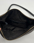 Michael Kors Brown & Black Monogram Cheryl Medium Crossbody