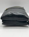 Giani Bernini Black Croc Dasher Crossbody Bag