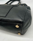 Michael Kors Black Leather Hayes Convertible Satchel