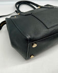 Michael Kors Black Leather Hayes Convertible Satchel