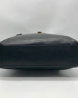 Michael Kors Black Leather Hamilton Satchel Bag