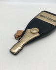 Kate Spade Black and Gold Pop Fizz Clink Champagne Bottle Coin Purse