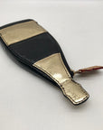 Kate Spade Black and Gold Pop Fizz Clink Champagne Bottle Coin Purse