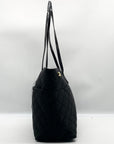 Calvin Klein Black Quilted Nylon Tote Bag