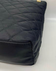 Calvin Klein Black Quilted Nylon Tote Bag