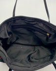 Calvin Klein Black Quilted Nylon Tote Bag