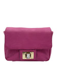 Juicy Couture Pink Leather Mini Crossbody Bag
