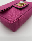 Juicy Couture Pink Leather Mini Crossbody Bag
