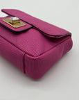 Juicy Couture Pink Leather Mini Crossbody Bag
