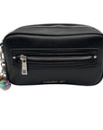 Madden Girl Black Faux Leather Crossbody Bag