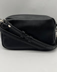 Madden Girl Black Faux Leather Crossbody Bag