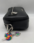 Madden Girl Black Faux Leather Crossbody Bag