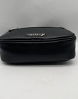 Madden Girl Black Faux Leather Crossbody Bag